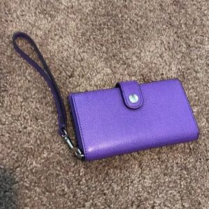 Like new Coach wristlet